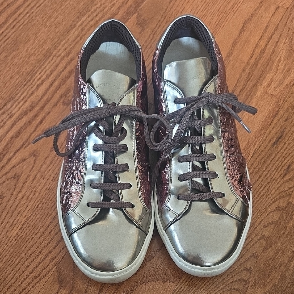 Pantofola D’oro Gold And Brown Sneakers